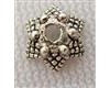 Tibetan Silver Bead Cap 6mm x 4mm