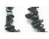 Black Gemstone Chips - Strand