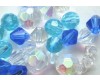 Blue Glass Crystal Mix