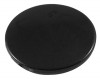 Black Acrylic Flat Round Bead 31mm - each