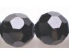 Jet Faceted Glass Crystal 20mm
