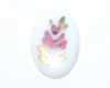 Hand Painted Flower Cabochon
