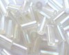 Clear AB Bugle Beads