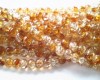 Crackle Beads Round 8mm - Amber