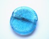 Foil Glass Disc 35mm - Turquoise