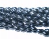 Fire Polished 4mm Oval - Haemetite finish - 30 pcs