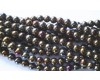 Fire Polished 6mm Round - Bronze finish - 30 pcs