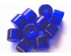 Fire Polished 6mm x 8mm Wheel - Dark Blue