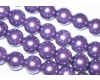 Grape Glass Pearls 10mm