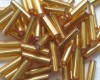 Goldenrod Bugle Beads