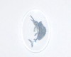 Etched Marlin Cabochon