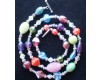 Lustre Glass/Silver Necklace
