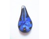 Gold Sand Drop Pendant - Blue