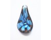 Gold Sand Drop Pendant - Turquoise
