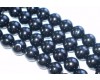 Black Glass Pearls 10mm
