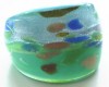 Green Multi Flecked Ring - Small