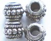 Tibetan Silver Barrel with 4mm hole