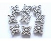 Tibetan Silver 4 Petal Flower Bead