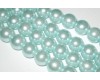 Pale Turquoise Glass Pearls 10mm