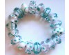 Turquoise Art Glass Mix