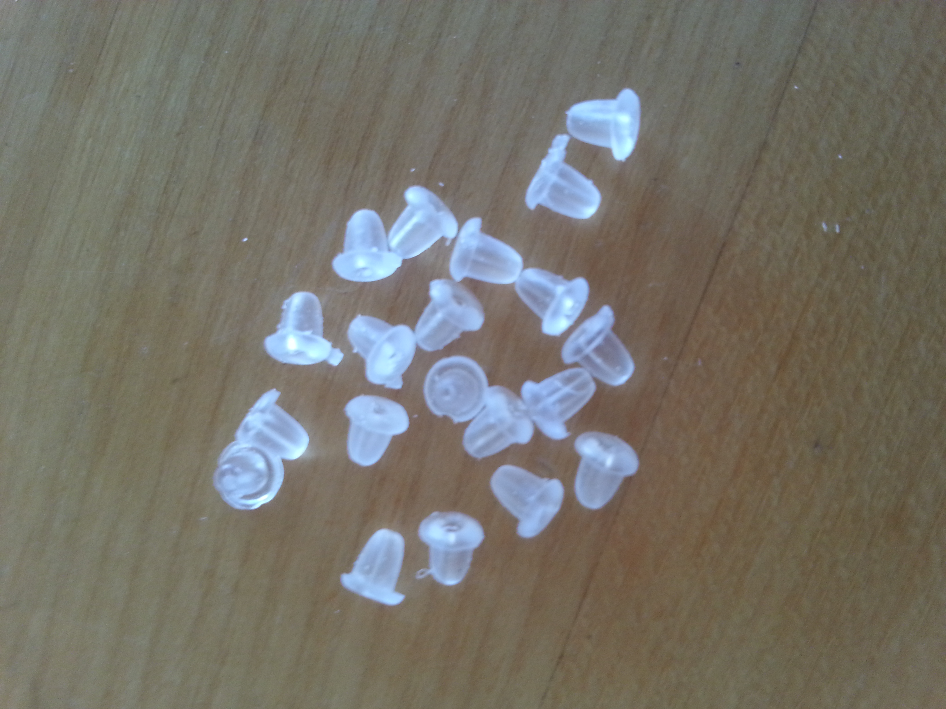 Rubber Earring Stopper 4mm pack of 10