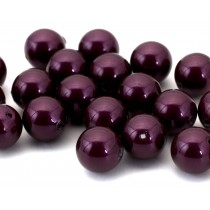 Swarovski Round Pearl 5810 Blackberry 8mm - Each