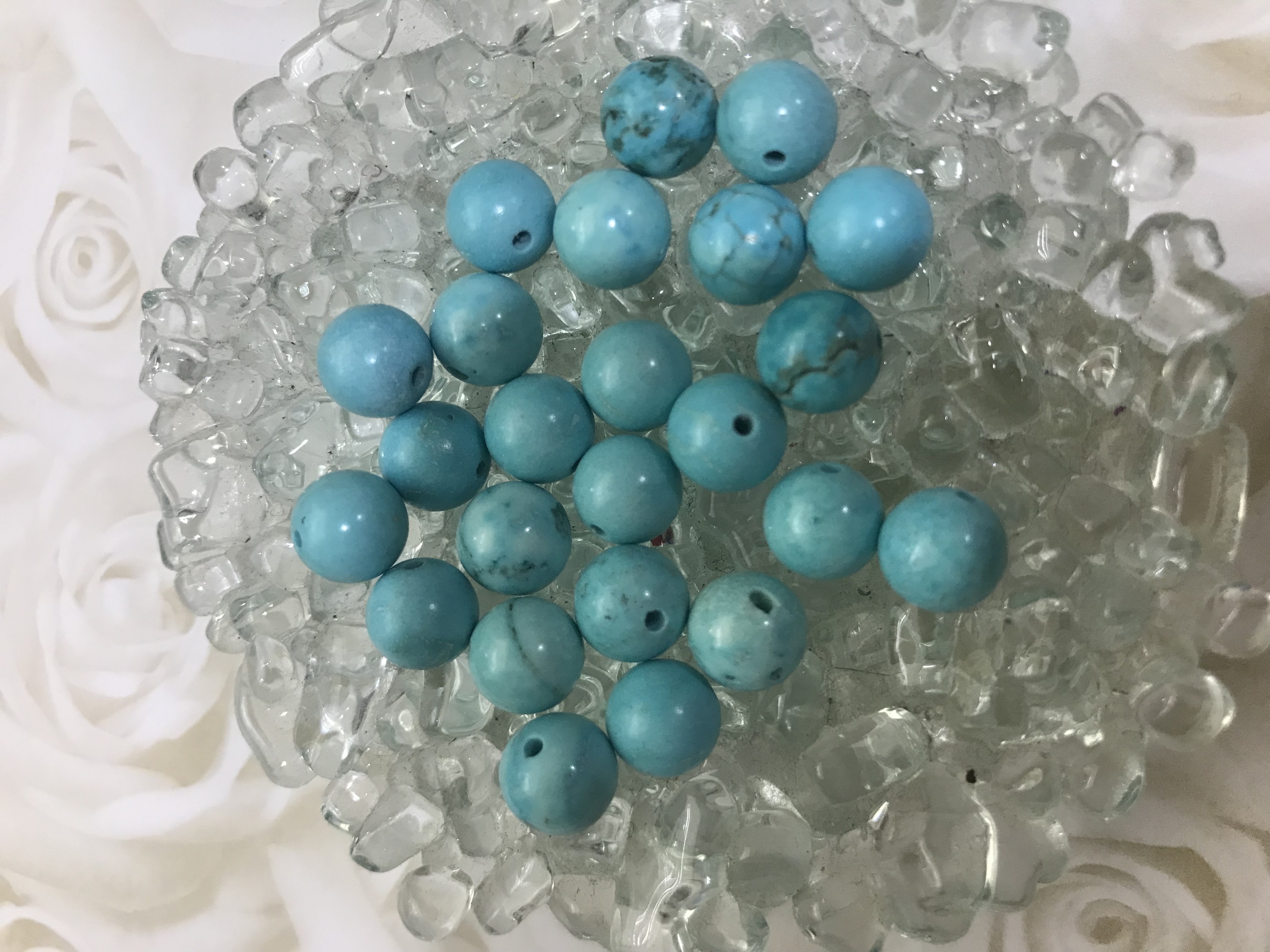 Turquoise 8mm Round Bead