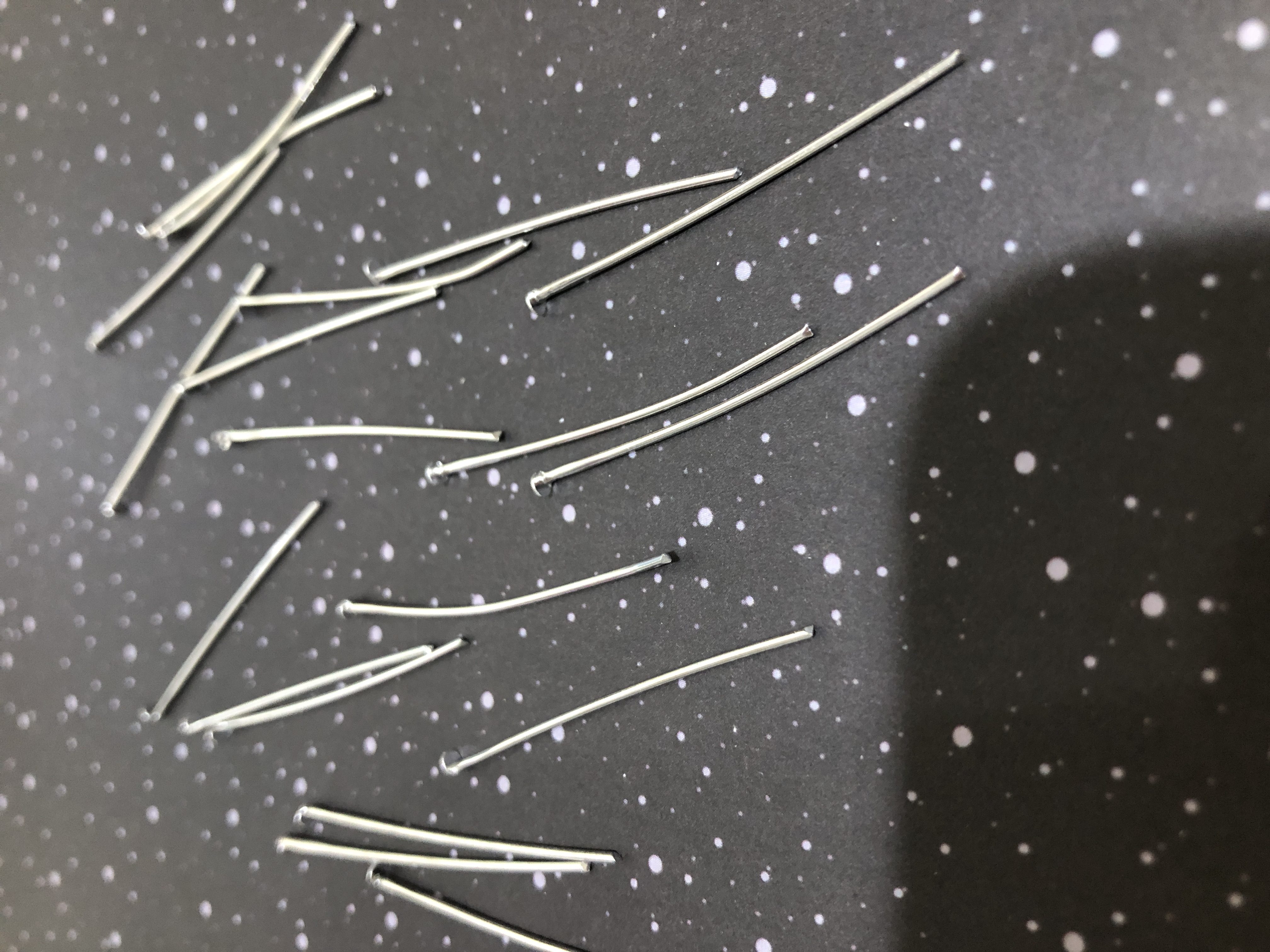 Silver Headpins 3.5cm