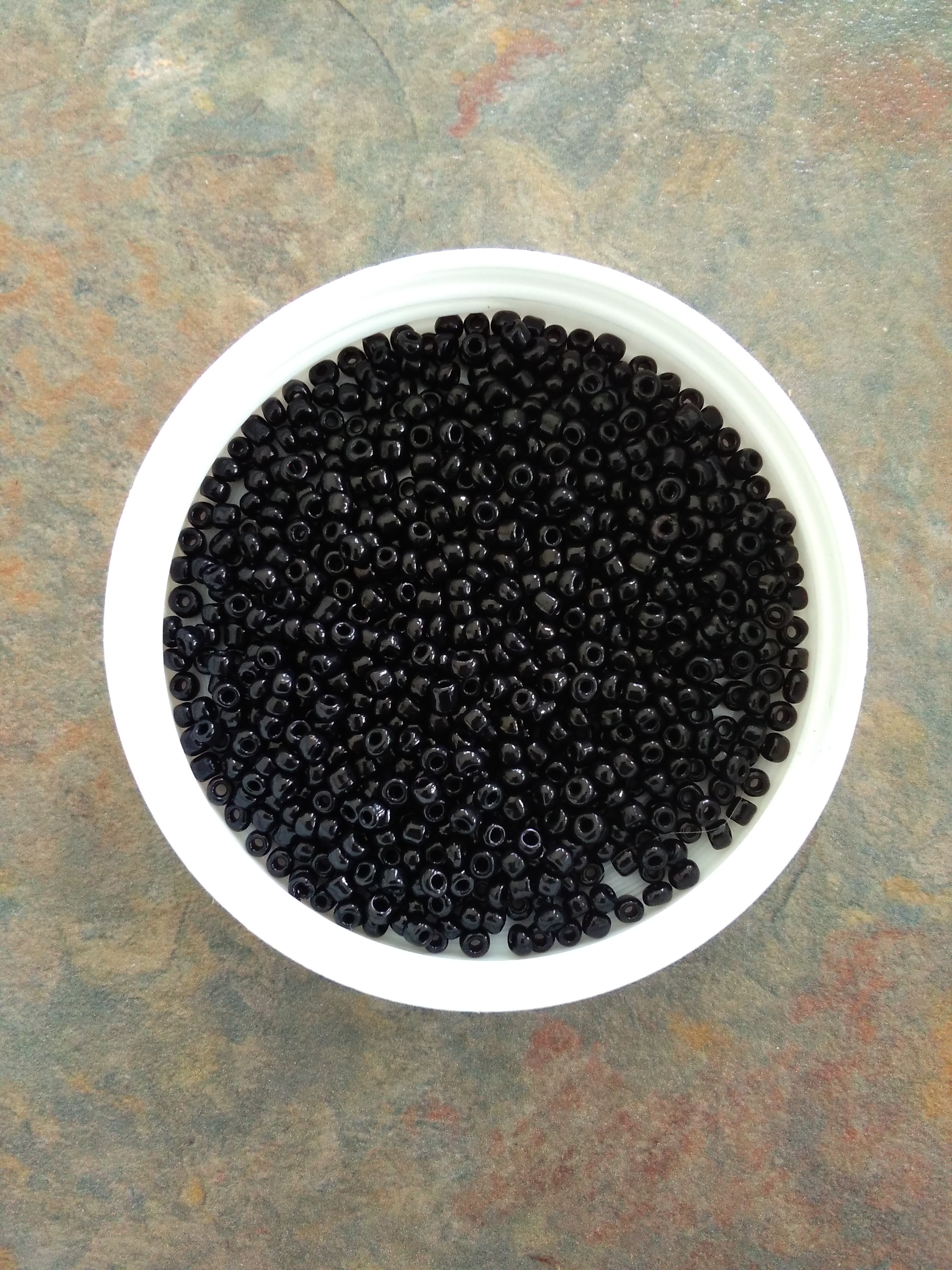 Black 8/0 Seed Beads