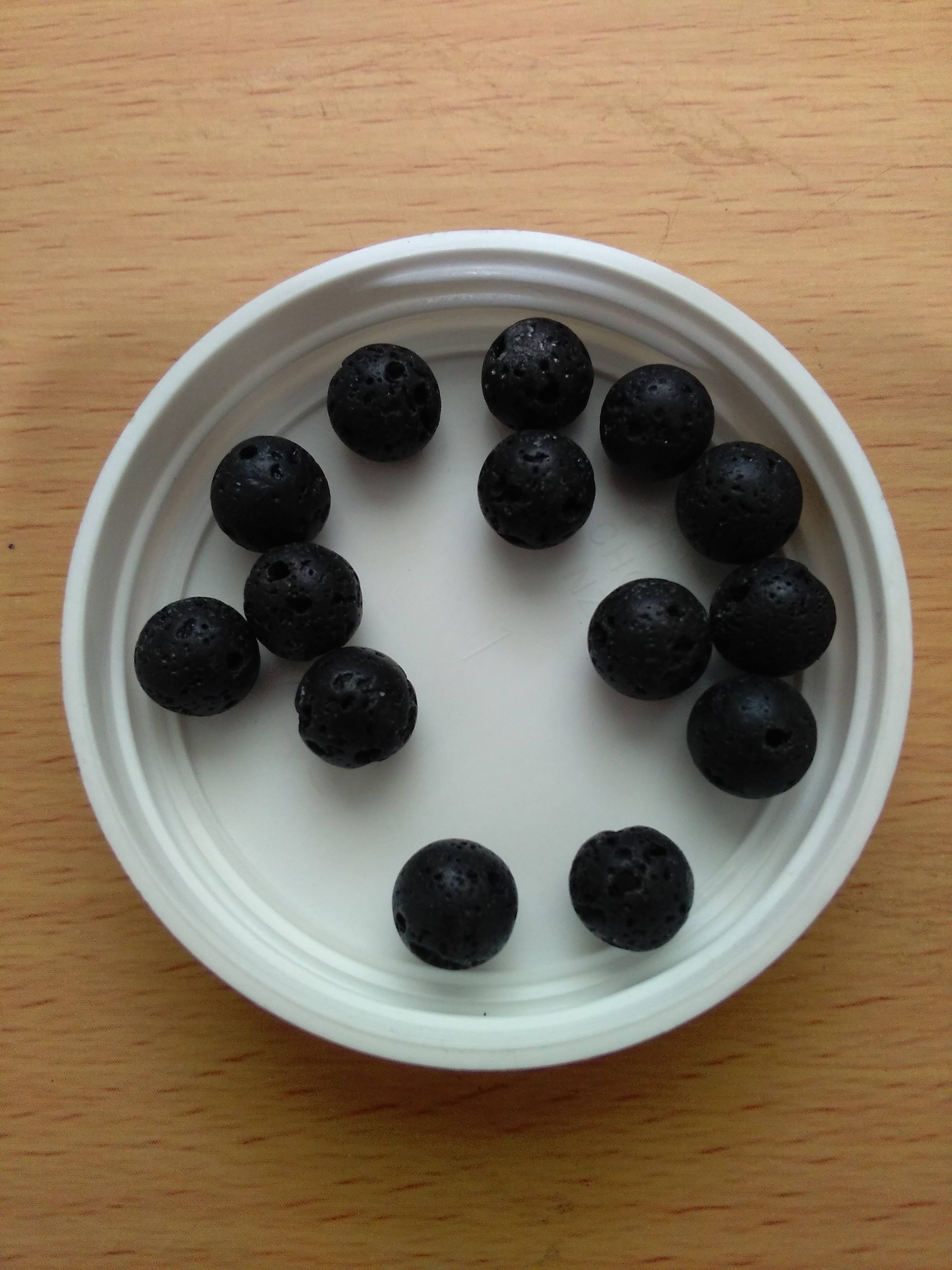 10mm Lava Beads