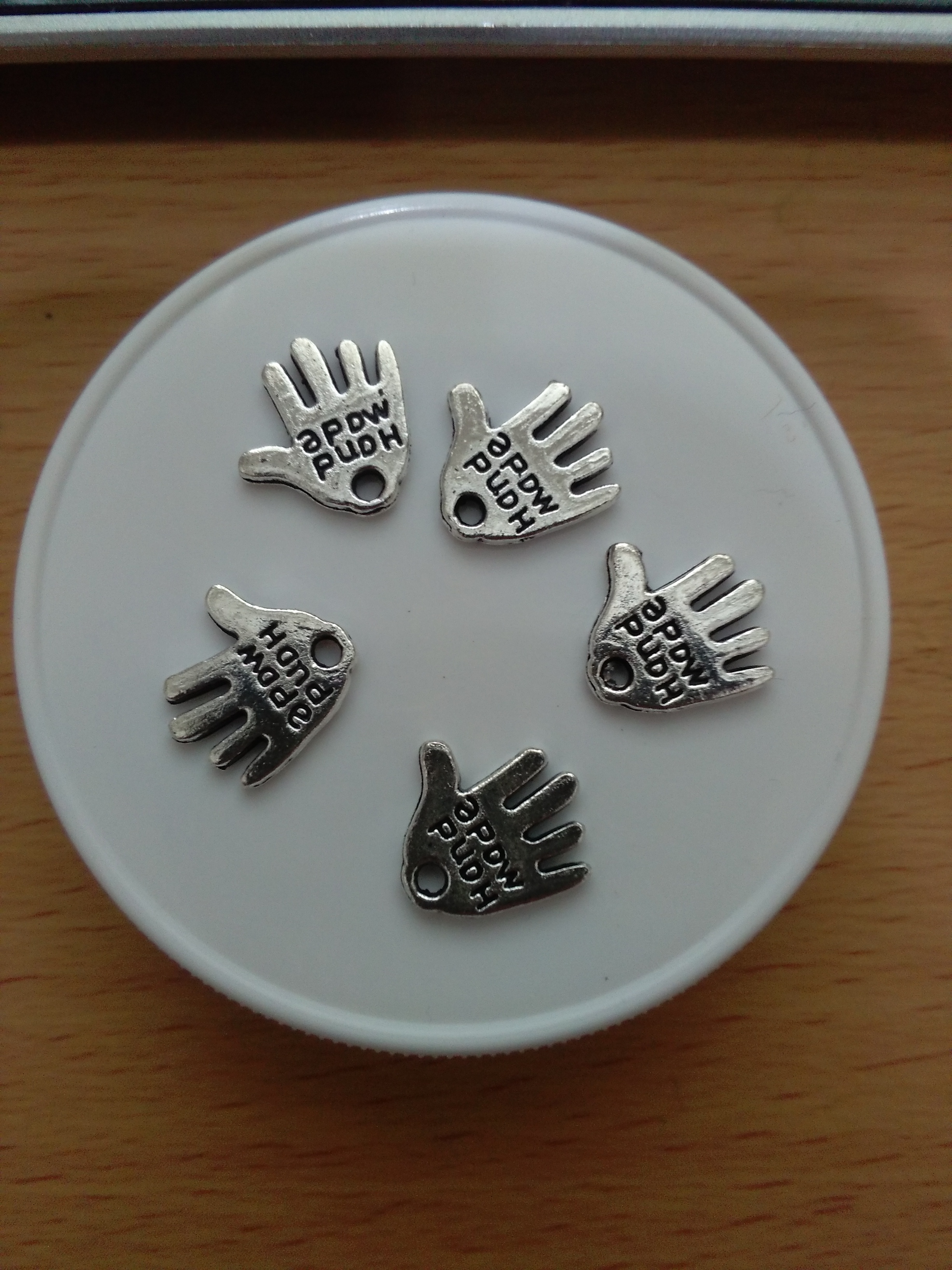 Antique Silver Handmade Charm