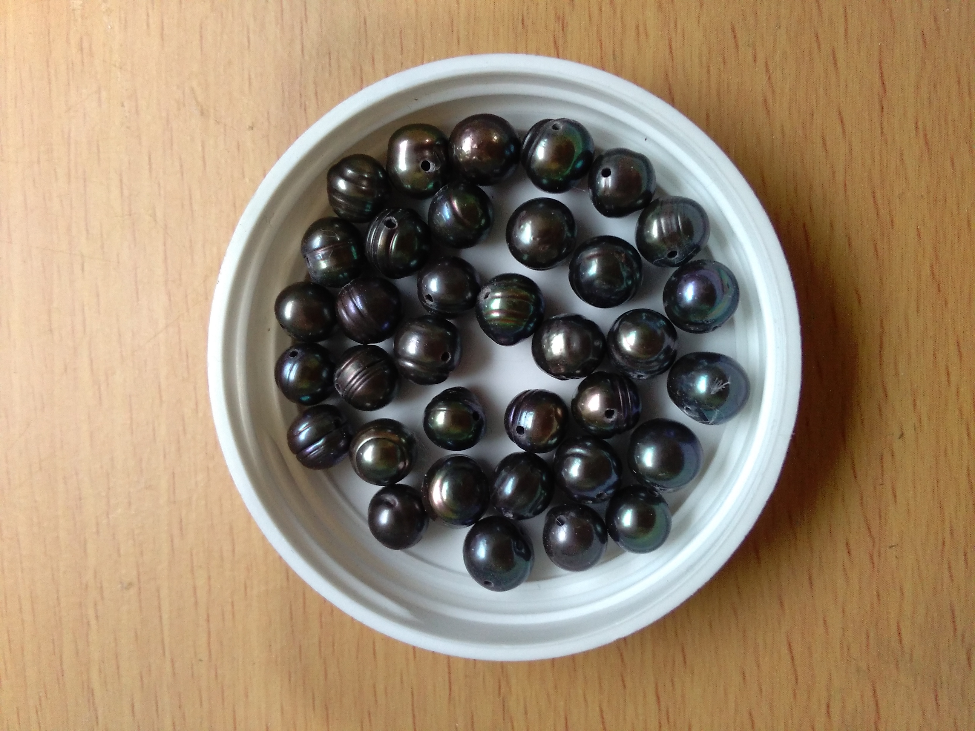 Freshwater Pearls 6-7mm Dark Hawaiian