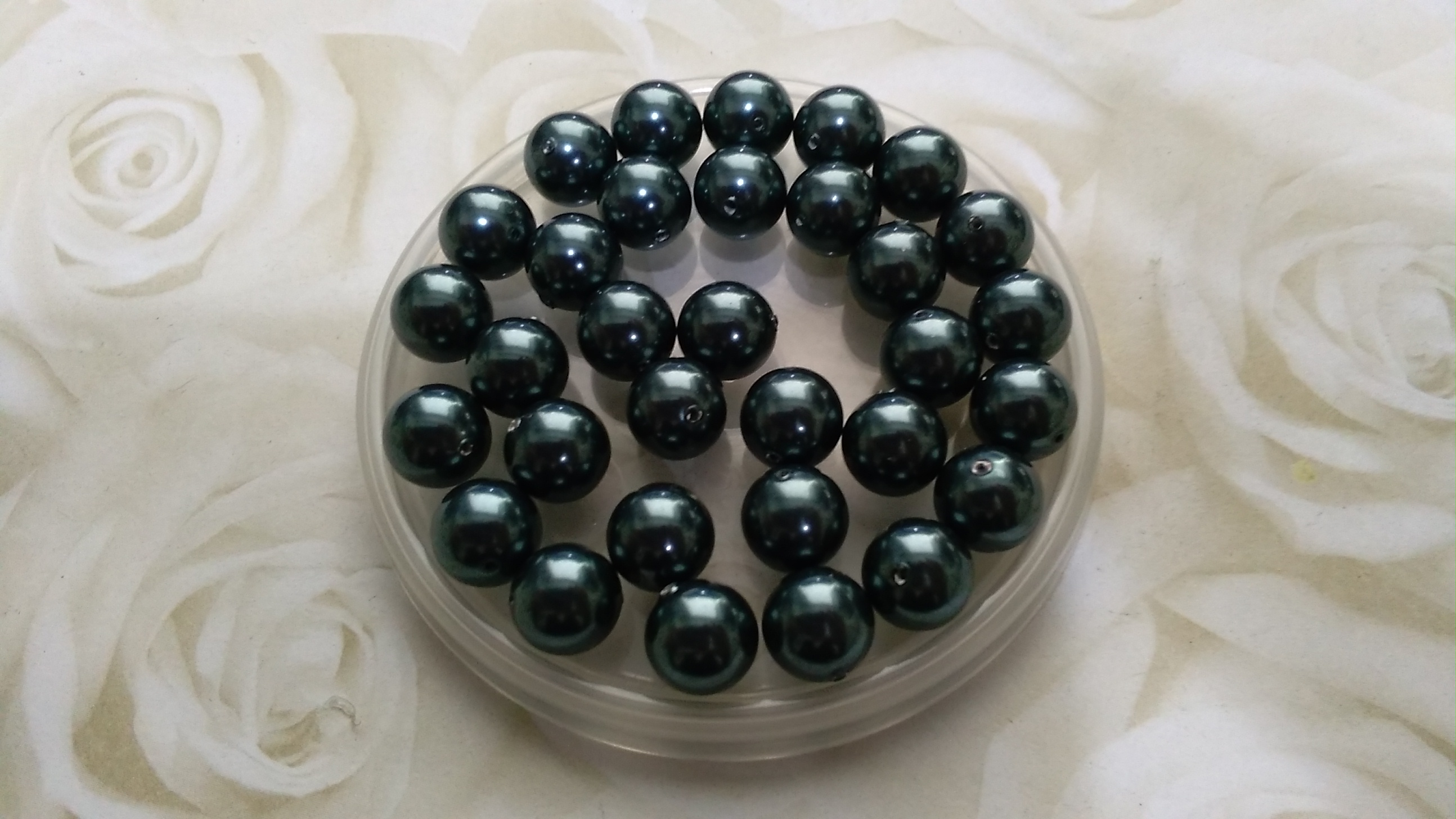 Swarovski Round Pearl 5810 Tahitian Pearl 8mm - Each