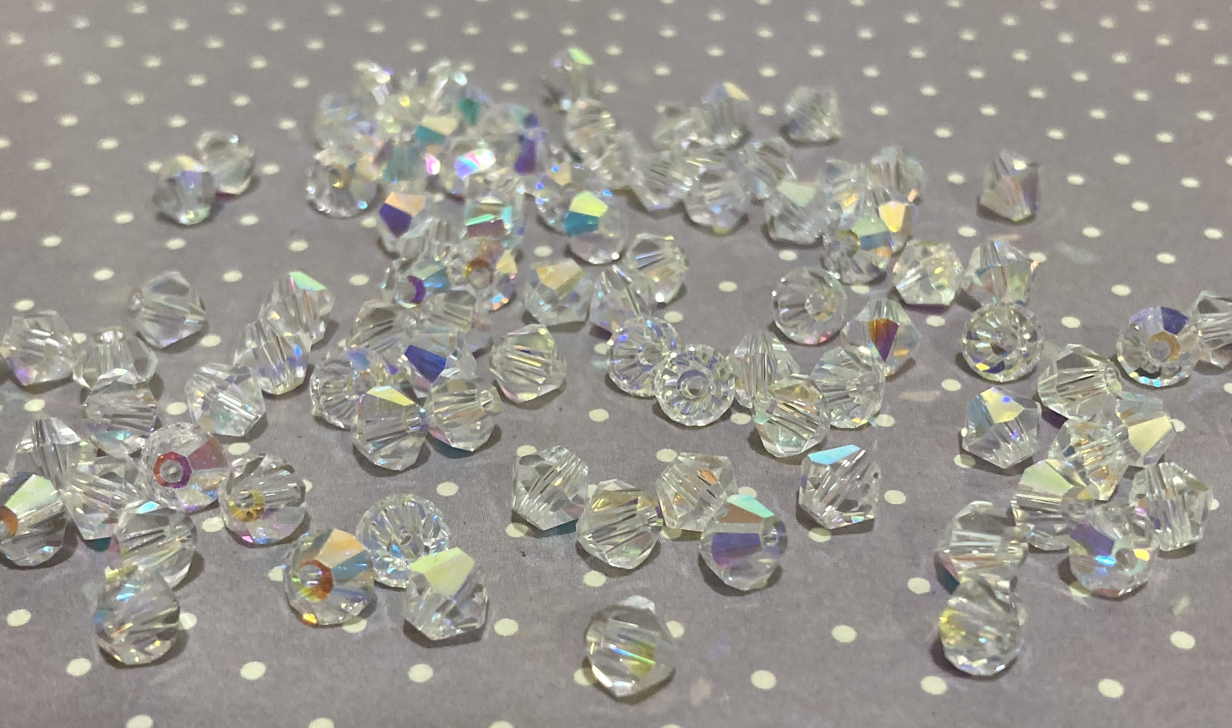 Bicone AB Crystal 6mm