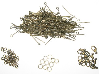 Antique Bronze Findings/Fastenings Pack